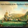 1986 Isle of Man Ameripex '86 International Stamp Exhibition. Myles Standfish of the Mayflower Commemorative Stamp Presentation Pack Image 2