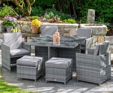 4 seat cube patio set