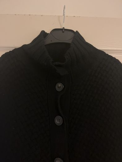 Navy Jigsaw cape