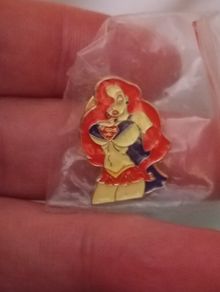 Jessica rabbit rare pin. superman costume