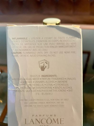 Lancome Eau de Toilette Discontinued