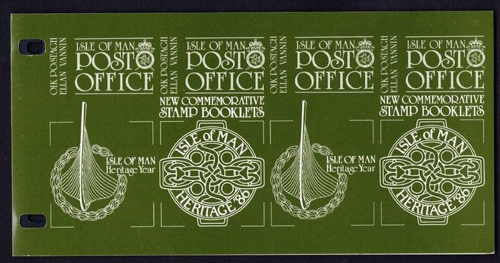 1986 Isle of Man Manx Heritage year Booklet Stamps Commemorative Stamp Presentation Pack