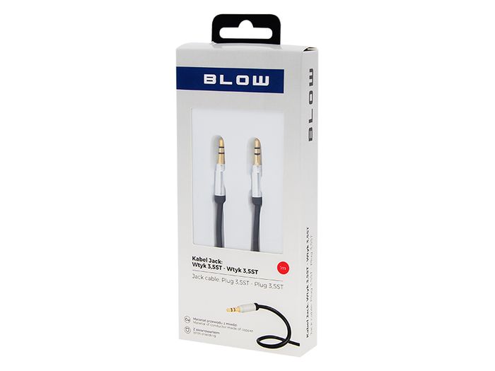 New 1m Metal AUX 3.5mm Jack Male to Jack Male Audio Lead Radio Cord Cable #999