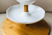 2 tier serving stand