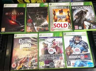 XBox 360 - Games Bundle #3 (6 games)