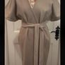 coat oasis size medium tie belted oatmeal beige coat Image 9