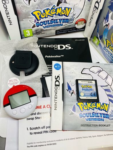 Pokemon Soul Silver Version with Pokewalker