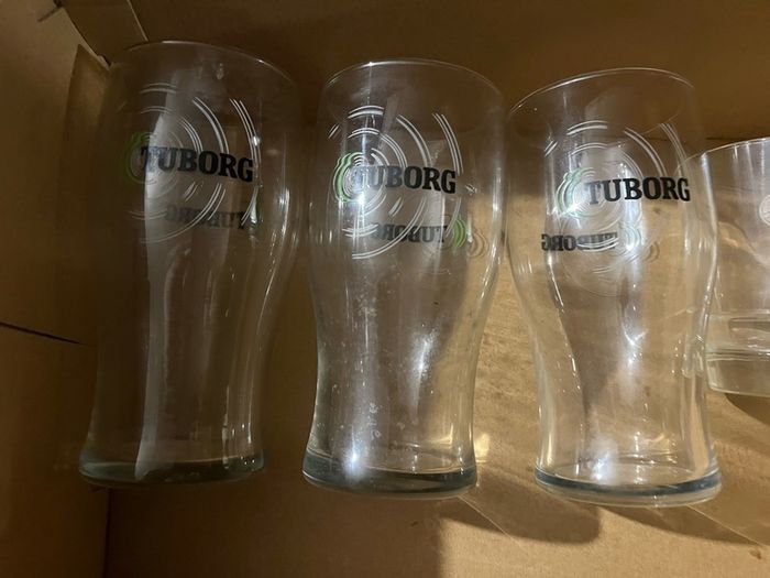 Whiskey beer glasses