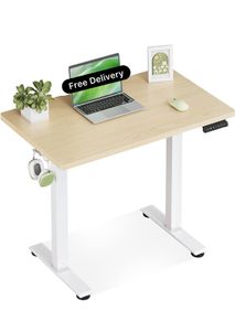 Standing Desk, 80cm Small Height Adjustable Desk with 3 Memory Heights