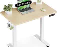 Standing Desk, 80cm Small Height Adjustable Desk with 3 Memory Heights