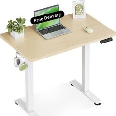 Standing Desk, 80cm Small Height Adjustable Desk with 3 Memory Heights