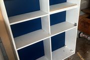 White cube Storage shelves/bookcase
