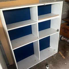 White cube Storage shelves/bookcase