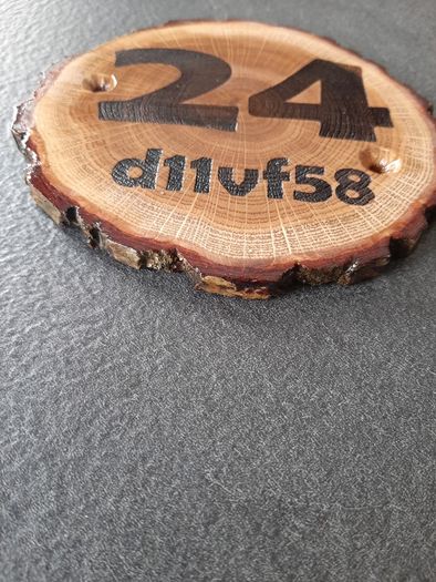 150mm door number plaque with Eircode