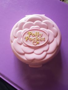 Polly Pocket ; Rare Vintage Bluebird Ballerina Rose Compact (SR 2)