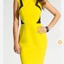 Lipsy Yellow Knee Length Dress Image 2