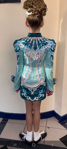 Irish dancing dress by Calum Kelly designs