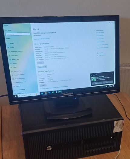 HP Prodesk 600 desktop PC i5, 500 GB Window 10 Pro