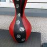 Beautiful Massive Tall Red/Black Vase Image 4