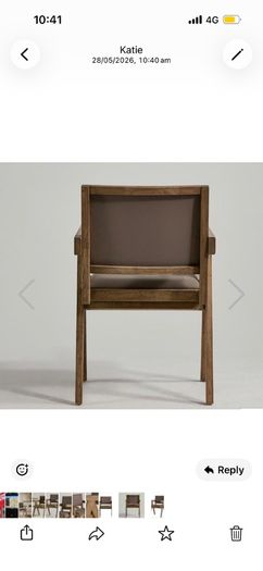 dining chairs - Grey oak frame | Luxurious leather seat and back | Mid-Century design | Rustic luxe style with Scandinavian edge