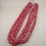 Vintage Red Dotted Glass African Style beads Strands 22 inches 13 -14mm Beads Image 10