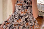 Penneys peplum top brand new with tags Size uk 8 floral print navy white