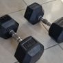 17.5kg hex dumbells Image 5