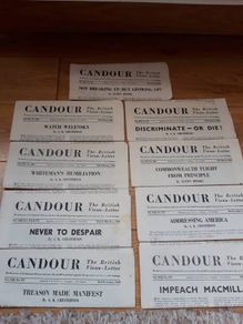 CANDOUR  ( The British views letter )