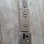 chrome electrical swithes and a single socket plate Image 5