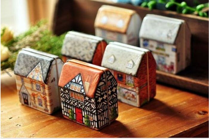 6 pcs Metal Mini Full Color Tin Box. Free Post