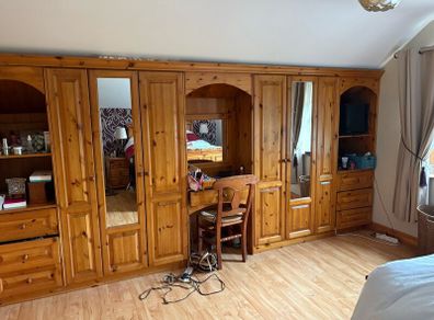 Complete bedroom wardrobe