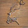 Vintage Newbridge Silverware Reindeer Christmas Ornament, Stamped, No Box Image 3