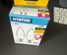 LED Candle Light Bulbs B22 Bayonet 8W