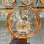 Retro Set of Six 1970s 80s Rose Glass Sundae Glasses Image 4