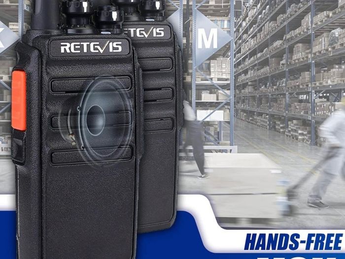 Walkie Talkie PMR446 License Free, Professional Two Way Radio 16 Channels VOX Scan Monitor, 2 Way Radio with USB Charger Base and Earpieces for Commercial, School (FREE POSTAGE)