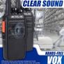 Walkie Talkie PMR446 License Free, Professional Two Way Radio 16 Channels VOX Scan Monitor, 2 Way Radio with USB Charger Base and Earpieces for Commercial, School (FREE POSTAGE) Image 3