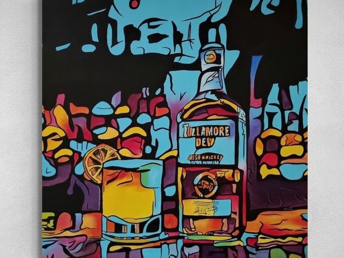 Original hand paint picture, acrylic painting by Strzala