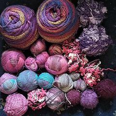 Knitting Yarns ( Pinks /purples )