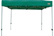 Gazebo Pop Up Foldable Adjustable Height Steel Polyester 420d Oxford Green 300 X 320 X 300 Cm