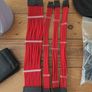 Red braided PSU cable extension set Image 2
