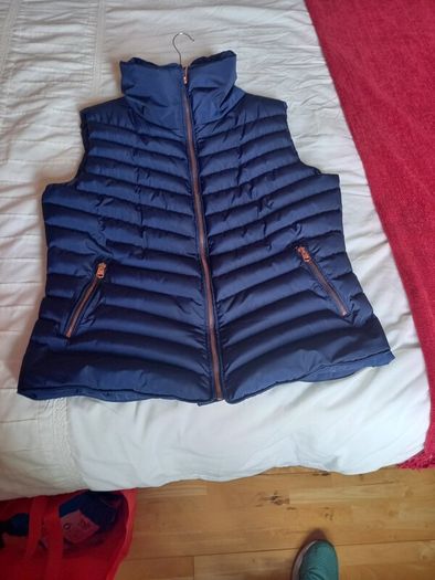 ladies navy gilet