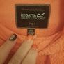 Regatta orange peach fleece hoodie women size UK18/20 EU46/48 Perfect condition Postage included Image 2