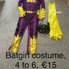 Bat girl costume, 4 to 6
