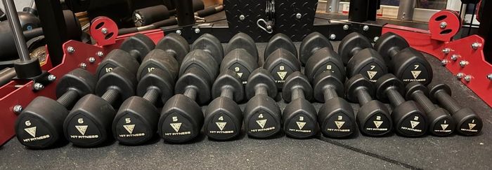 Dumbbells 1 - 10KG Pairs + Dumbbells Rack