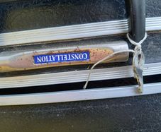 vintage 60's hardbody suitcase with original key