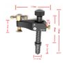 BRAND NEW Woodworking Desktop Surface Fixing Clamp Aluminum Alloy Table Hold Down Clamp DIY Fixing Clip Practical for 19/20mm Hole Image 2