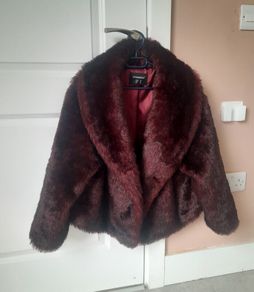 Faux fur jacket