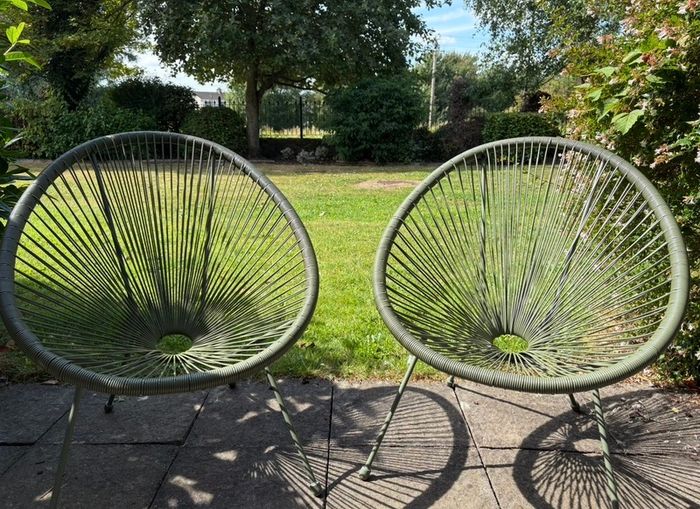 Garden Lounge Chairs UBBERUP Green