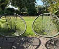 Garden Lounge Chairs UBBERUP Green