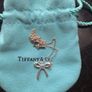 Tiffany and Co Sterling Silver Mini Bow Necklace Image 2